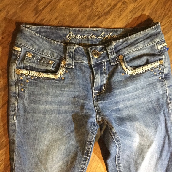 “Grace in LA” Blue Jeans - Picture 4 of 9